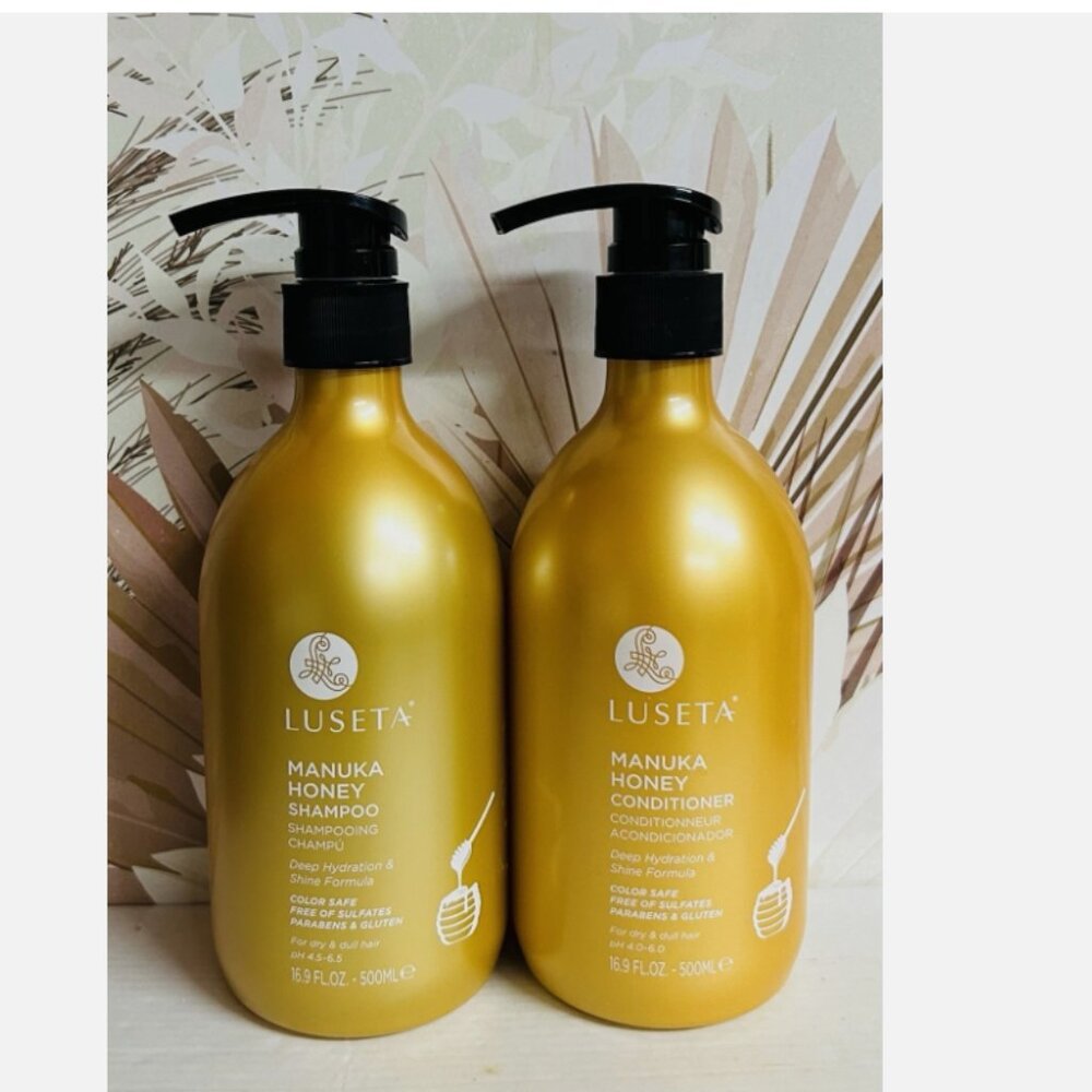 Luseta ~ Manuka Honey Deep Hydrating Shampoo & Conditioner 16.9 fl oz Each
